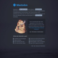 Mastodon.social | About