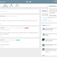 Darknet Social | Dashboard Tour - Account Menu